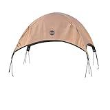 K&H Pet Products Pet Cot Shade Canopy for Elevated Outside Dog Beds, Dog Sun Umbrella Canopy for Dog Cots (Cots Sold Separately), Tan, Large 42 X 30 Inches