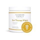 Veterinary Formula Clinical Care Ear Therapy Wipes, 100ct – Cat and Dog Ear Cleaner – Help Relieve Itchy Ears Quickly & Effectively Remove Dirt, Debris, and Foul Odor