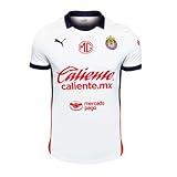 PUMA Chivas Men's PRO Authentic Away Jersey 2024/25 (US, Alpha, Large, Regular, Regular, White)