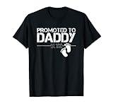 Mens Mens Men's Promoted To Daddy Est 2020 T-Shirt New Dad Gift T-Shirt