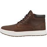 Timberland Men's Maple Grove Leather Chukka Shoe, Medium Brown, 8.5