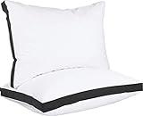 Utopia Bedding Bed Pillows for Sleeping Queen Size (Black), Set of 2, Cooling Hotel Quality, Gusseted Pillow for Back, Stomach or Side Sleepers