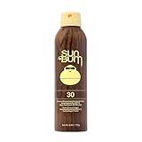 Sun Bum Original SPF 30 Sunscreen Spray |Vegan and Hawaii 104 Act Compliant (Octinoxate & Oxybenzone Free) Broad Spectrum Moisturizing UVA/UVB Sunscreen with Vitamin E | 6 oz