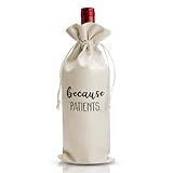 Nurse Practitioner Graduation Gift Wine Bag For Women Boy Doctor Her, Med School Graduation Party Decoration, Nurse Appreciation Gift , College Graduation Gift, Nurse Day Week Gift, Because Patient