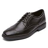 Rockport Men's Next Gen Wingtip Oxford, Black, 10