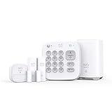 eufy Security 5-Piece Home Alarm Kit, Home Security System, Keypad, Motion Sensor, 2 Entry Sensors, Home Alarm System, Control from The App, Links with eufyCam, Optional 24/7 Protection