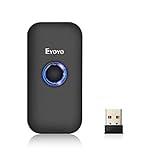 Eyoyo Mini 1D Bluetooth Barcode Scanner, 3-in-1 Bluetooth & USB Wired & 2.4G Wireless Barcode Reader Portable Bar Code Scanning Work with Windows, Android, iOS, Tablets or Computers