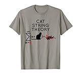 Cat String Theory Sarcastic Science Humor Funny T-Shirt