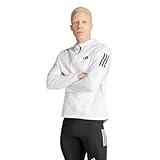 adidas Men's Own The Run Jacket, White/Black, Large