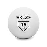 SKLZ Contact Ball Baseball and Softball Batting Training Ball, 15 Ounce