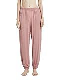 Aflowyii Modal Pajama Pants for Women Lounge Pants with Pockets Stretch Loose Yoga Pants Comfy Nightwear Sleepwear Pj Bottoms Pink X-Large