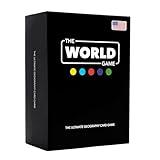 The World Game - Geography Card Game - Educational Games for Kids, Family and Adults - Cool Learning Gift Idea for Teenage Boys & Girls 8-12 with Map