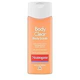 Neutrogena Body Clear Oil Free Acne Body Scrub with Salicylic Acid Acne Treatment Medicine, Exfoliating Salicylic Acid Body Wash to Treat Acne on Back, Chest, and Shoulders, 8.5 fl. oz