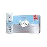 Icelandic Glacial Natural Spring Alkaline Water, 330 ml Cans, 10 Count