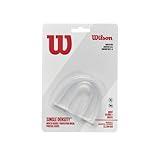 Wilson Single Density Mouthguard Without Strap, Clear, Adult