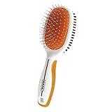 Wahl Premium Pet Double Sided Pin Bristle Brush with Patented Stacked Pin Design for Dogs - Removes Loose Hair & Stimulates the Skin while Creating a Soft Coat Shine - Model 858501