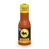 Buffalo Wild Wings Medium Buffalo Sauce, 12 fl. oz., Perfect Dipping Sauce, Chicken Marinade, Wing Seasoning and Burger Topping, Enjoy a Medium, Comfortable Heat