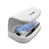 SILVER by AccuBANKER Counterfeit Bill Detector, Card & ID Counterfeit Detection, Multi Currency Money Checker with Superbright LED UV Light, Retail Grade, SD100