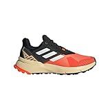 adidas Men's Terrex Soulstride Trail Running Sneaker, Impact Orange/White/Black, 9