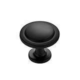 Ravinte 30 Pack 1-1/4 inch Kitchen Cabinet Knobs Drawer Dresser Knobs Matte Black Zinc, Drawer Pulls Door Handles Knobs