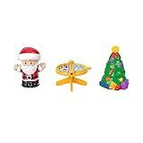 Fisher-Price Little People Holiday Figure Set; Santa Claus & Christmas Tree