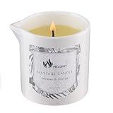 MELONY Massage Candle | Elevate Your Home Spa with Our Luxurious Body Oil Candle | 8.1oz (Whiskey & Orange)