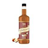 ChocZero Sugar Free Hazelnut Syrup for Coffee - Keto Flavoring Syrups - Low Calorie Simple Syrup for Flavored Drinks, 25.4 Ounces Bottle (Pack of 1)