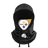 FOCO Unisex Adult Nfl Team Logo Drawstring Winter Cap Hooded Balaclava Face Cover Gaiter, Team Color