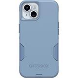 OtterBox iPhone 15, iPhone 14, and iPhone 13 Commuter Series Case - CRISP DENIM (Blue), slim & tough, pocket-friendly, with port protection