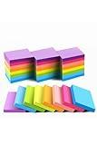 Sticky Notes 1.5x2 Inches, Bright Colors Self-Stick Pads, 24 Pack, 75 Sheets/Pad,1800 Sheets