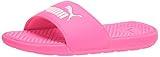 PUMA womens Cool Cat Slide Sandal, Knockout Pink-puma White, 7 US