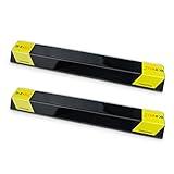 2 Pcs 18'' Heavy Duty Parking Aid for Garage, Parking Gadgets Protects Car and Garage Walls, Parking Stopper Easy to Install 2 Packs