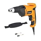 Hoteche 4.5-Amp Drywall Screw Gun, Electric Screwdriver with Variable Speed 0-4500 RPM, 1/4" Chuck, Forward & Reverse Switch