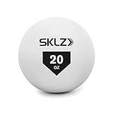 SKLZ Contact Ball Baseball and Softball Batting Training Ball, 20 Ounce,White