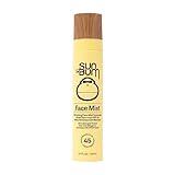 Sun Bum Original SPF Sunscreen 45 Mist | Vegan Hawaii 104 Act Compliant (Octinoxate & Oxybenzone Free) Broad Spectrum Moisturizing UVA/UVB Facial Sunscreen | 3.4 oz, Clear