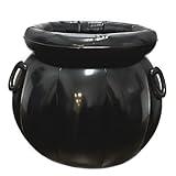 GIFTEXPRESS 22x18 Inch Large Inflatable Halloween Cauldron Drink Cooler, St Patrick Cauldron Pot of Gold, Beverage Holder, Candy Cauldron Kettles, Witch’s Cauldron, Party Decoration