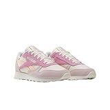 Reebok Women's Classic Leather Sneaker, Bone/Peach Glow/Ashen Lilac, 8