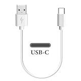 Geekria USB Earbuds Charger Cable Compatible with Sennheiser ACCENTUM True, Samsung Galaxy Buds FE, Huawei FreeBuds Lipstick2 Charger, USB to USB-C Replacement Power Charging Cord (1ft/30cm)