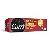 Carr's Crackers, Whole Grain Crackers, Party Snacks, Whole Wheat, 7oz Box (1 Box)