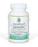 BIO-DESIGN Immune Plex Proprietary Blend Using Beta Glucan, Reishi and Shiitake Mushrooms and Other Herbal Supplements, Dietary Supplement for Daily Immune Health Support (120 Capsules)