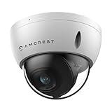 Amcrest 5MP POE Camera, Outdoor Vandal Dome Security POE IP Camera, 5-Megapixel, 98ft NightVision, 2.8mm Lens, IP67, IK10 Resistance, MicroSD 256GB (Sold Separately), Cloud, NVR (IP5M-D1188EW-AI-V3)