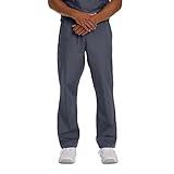 Landau Scrub Zone Unisex Relaxed Fit 2-Pocket Drawstring Cargo Scrub Pants 85221 Steel Grey