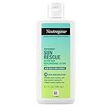 Neutrogena Sun Rescue After Sun Replenishing Lotion with Aloe Vera, Mint Extract, & Vitamin E, 24-Hour Moisture for Healthy Glow for Sensitive Skin, Vegan, Non-Comedogenic Lotion, 6.7 oz