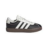 adidas VL Court 3.0 Sneaker, Black/Off White/Black, 6 US Unisex Big Kid