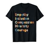 Inclusive Teacher Diversity Inclusion Empathy Teacher Team T-Shirt