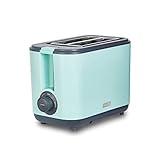 Dash 2 Slice, Extra Wide Slot Easy Toaster with Cool Touch + Defrost Feature, for Bagels, Specialty Breads & other Baked Goods - Aqua