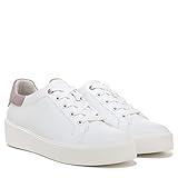 Naturalizer Womens Morrison2.0 Lace Up Fashion Casual Sneaker White Leather Grey Suede 7 M