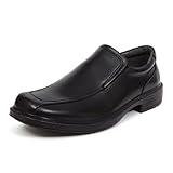 Deer Stags Men's Greenpoint Dress Shoes Comfortable Slip On Formal Loafers for Weddings, Church, Office, Prom / Black / Men’s 8.5 Medium