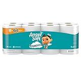 Angel Soft Toilet Paper, 16 Mega Rolls = 64 Regular Rolls, Soft and Strong Toilet Tissue