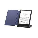 Kindle Paperwhite Signature Edition including Kindle Paperwhite (32 GB) - Denim - Without Lockscreen Ads, Fabric Cover - Denim, and Wireless Charging Dock